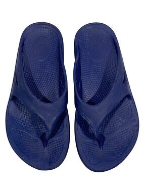 Oofos Ooriginal Navy Recovery Sandals M6-W8 EU39 Lightweight Comfort Flip Flops